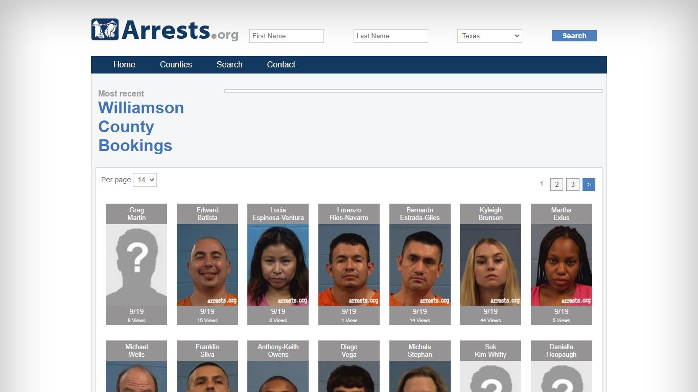 Williamson County Arrests and Inmate Search